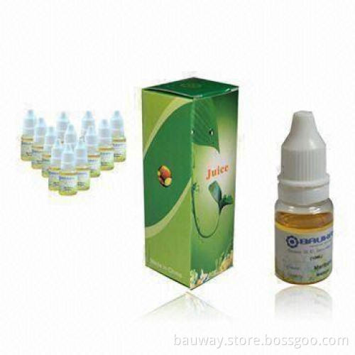 E-liquid in Press Rotate Bottles, Available in Various Flavors